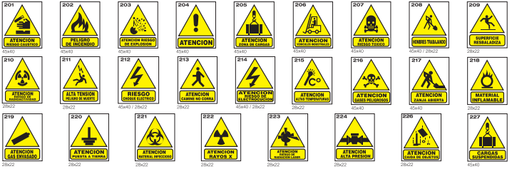 linea advertencia